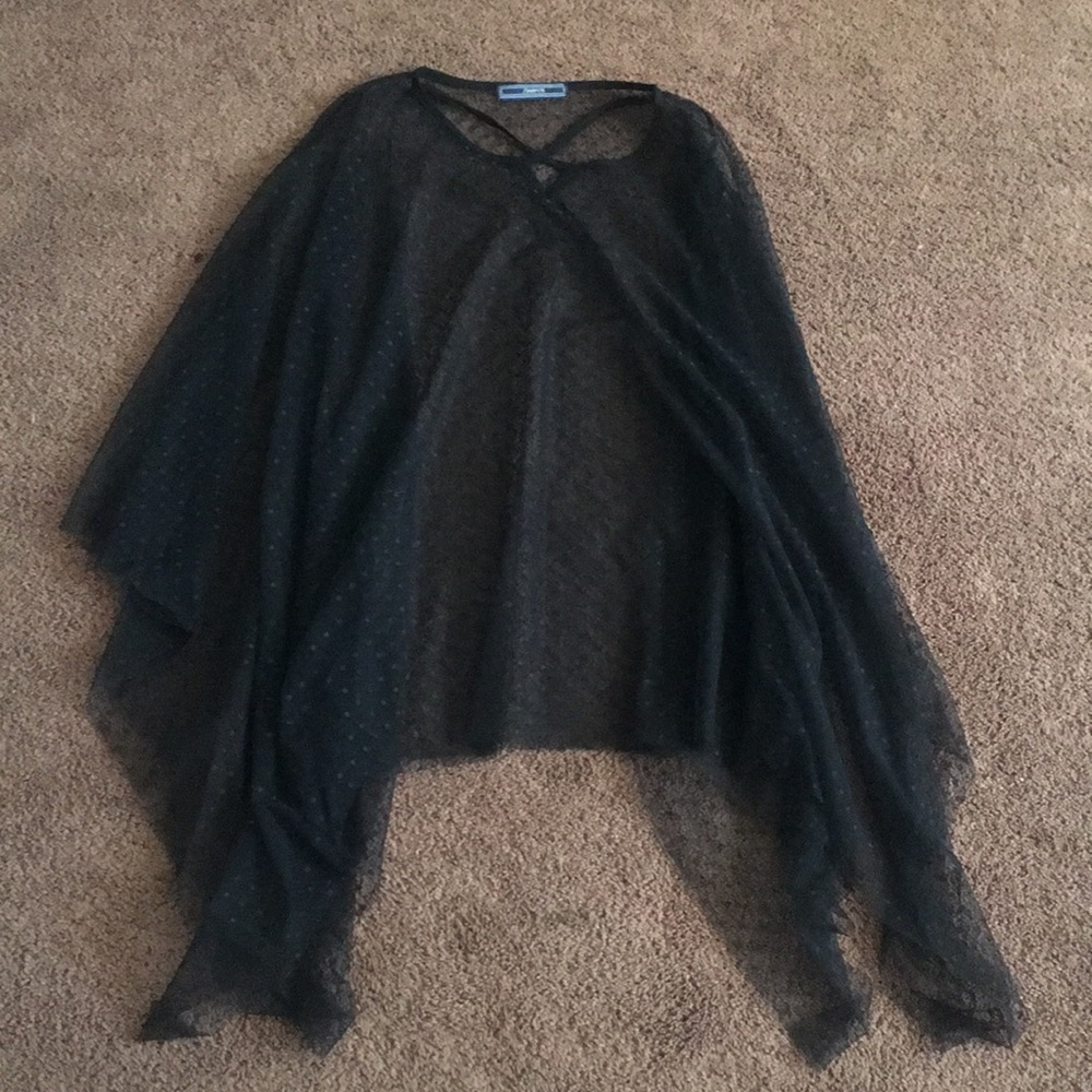 Sheer pancho